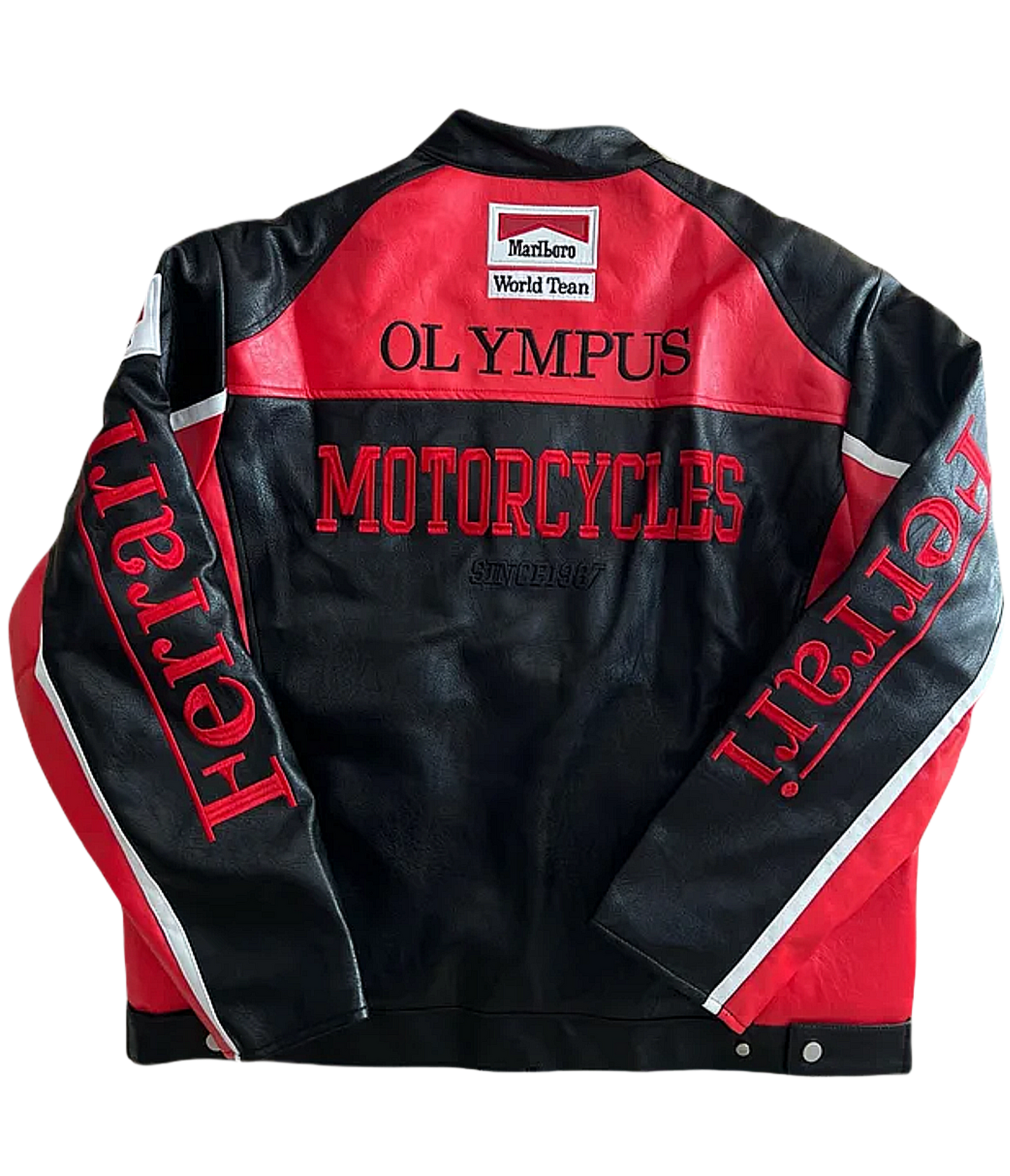 F1 Leather Jacket - Olympus Edition