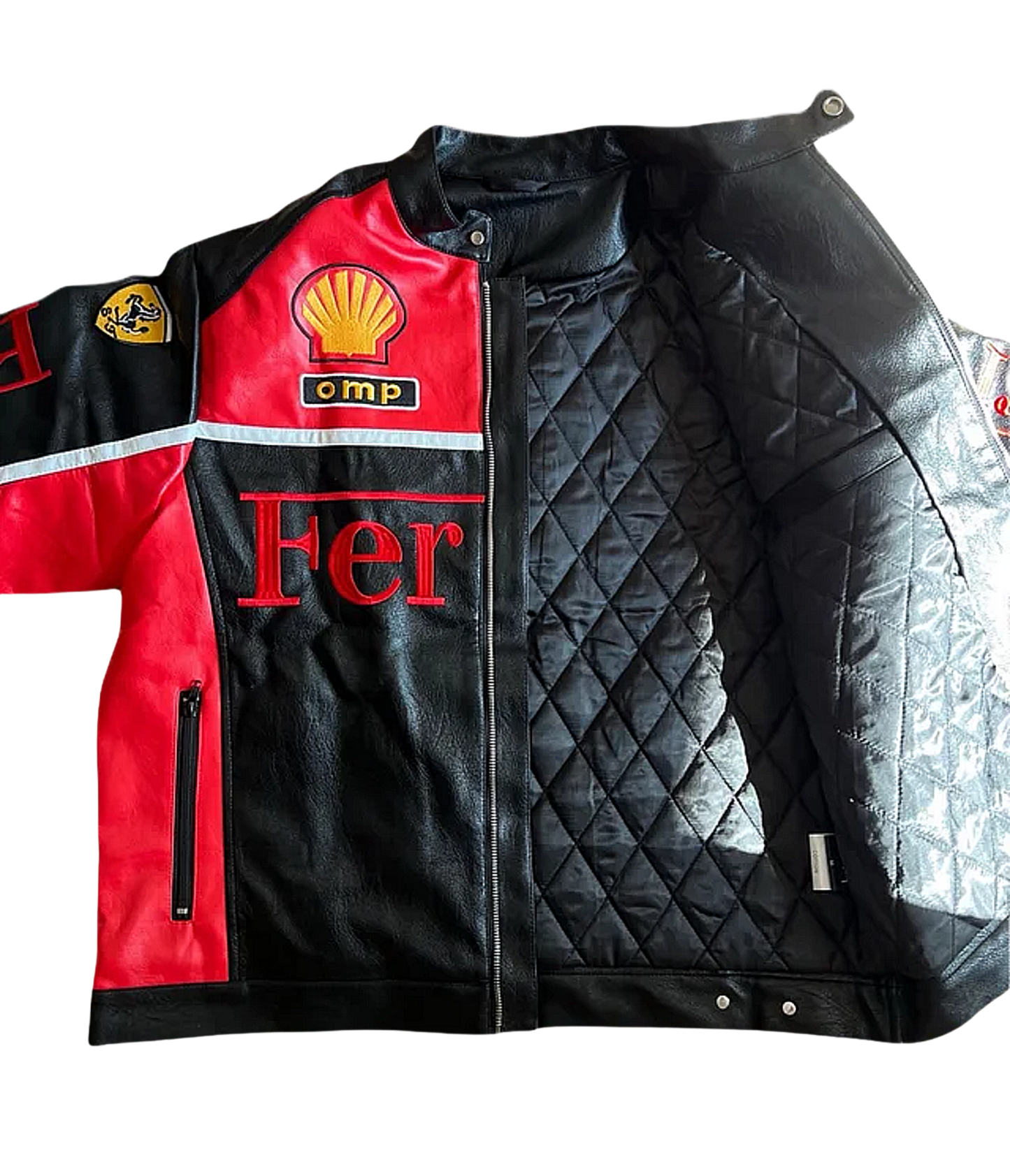 Ferrari F1 Leather Jacket - Olympus Edition - VELOCE