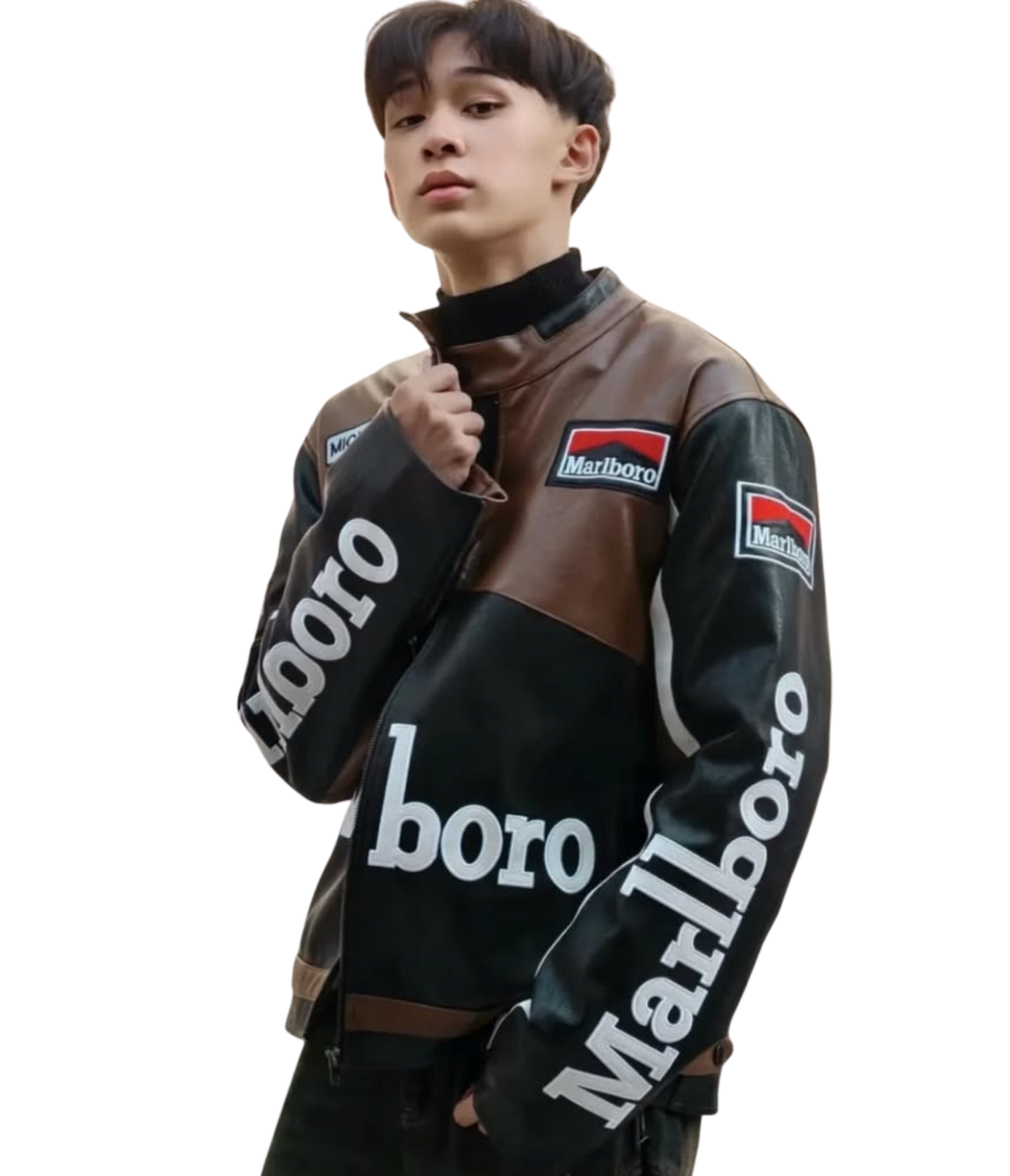Marlboro Racing Leather Jacket - Retro Edition - VELOCE