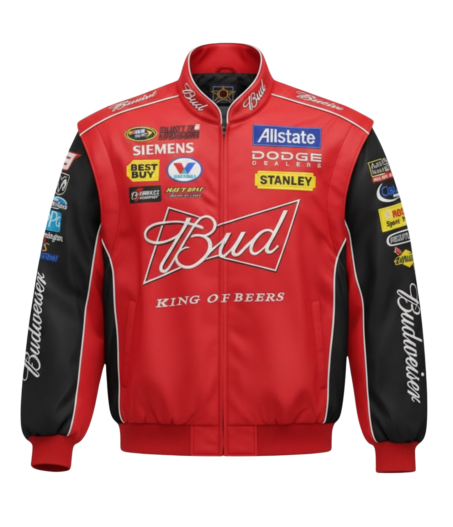 Budweiser Racing Vintage Jacket - NASCAR Red Edition - VELOCE