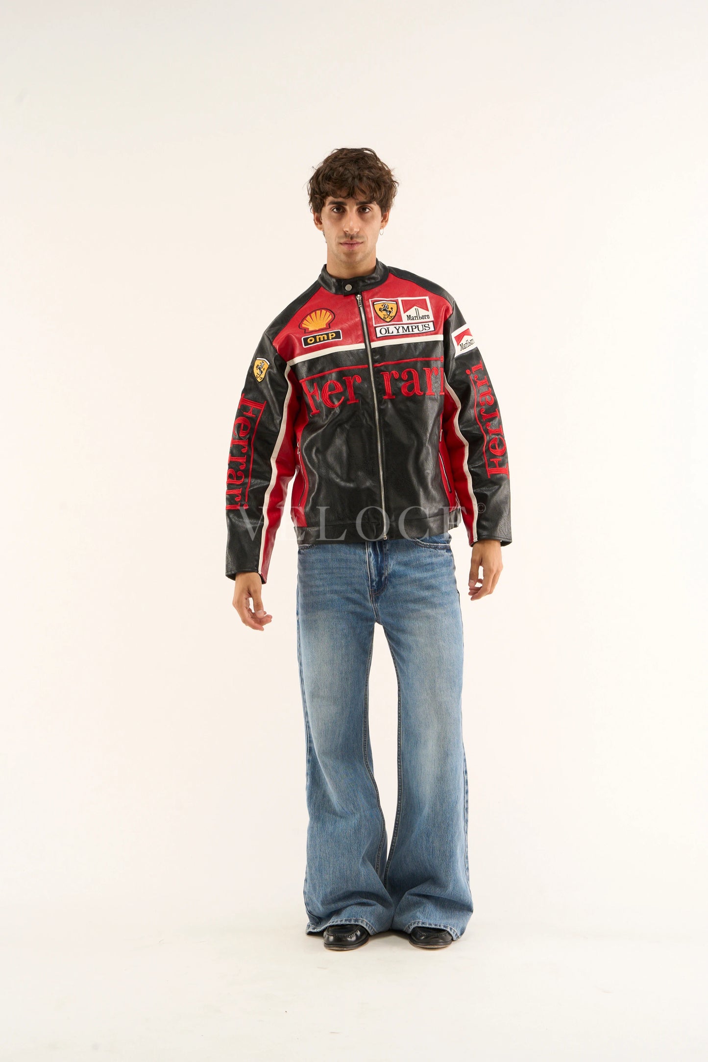F*RRARI F1 Leather Jacket - Olympus Edition