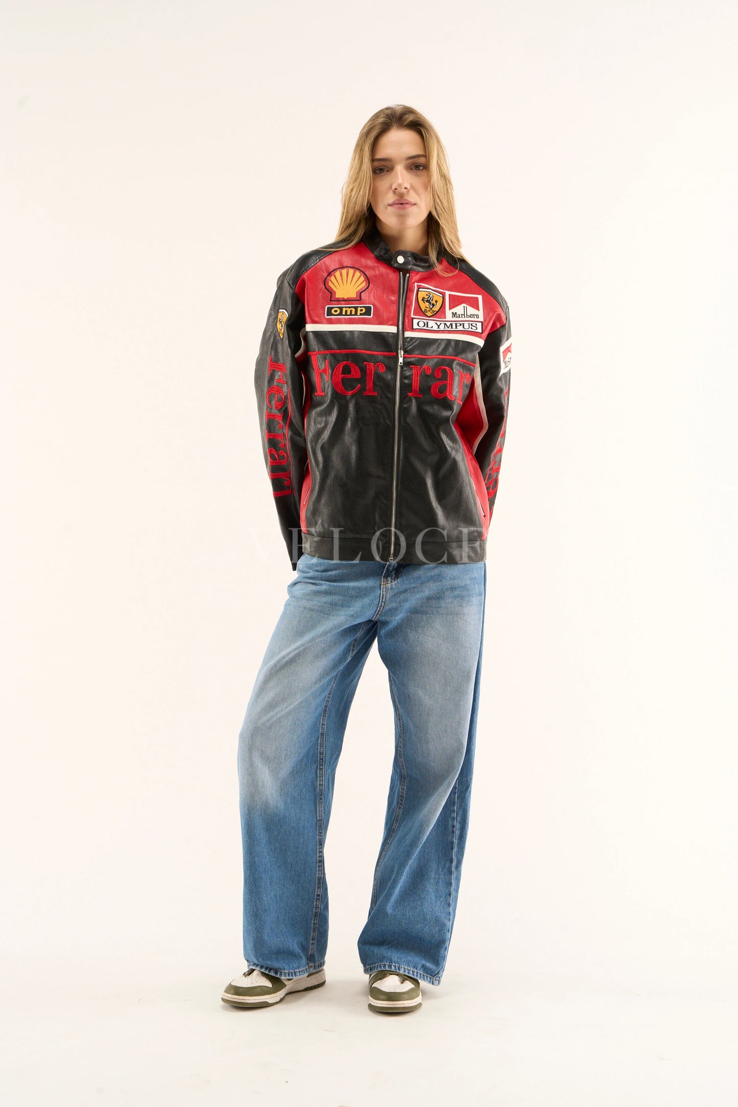 F*RRARI F1 Leather Jacket - Olympus Edition