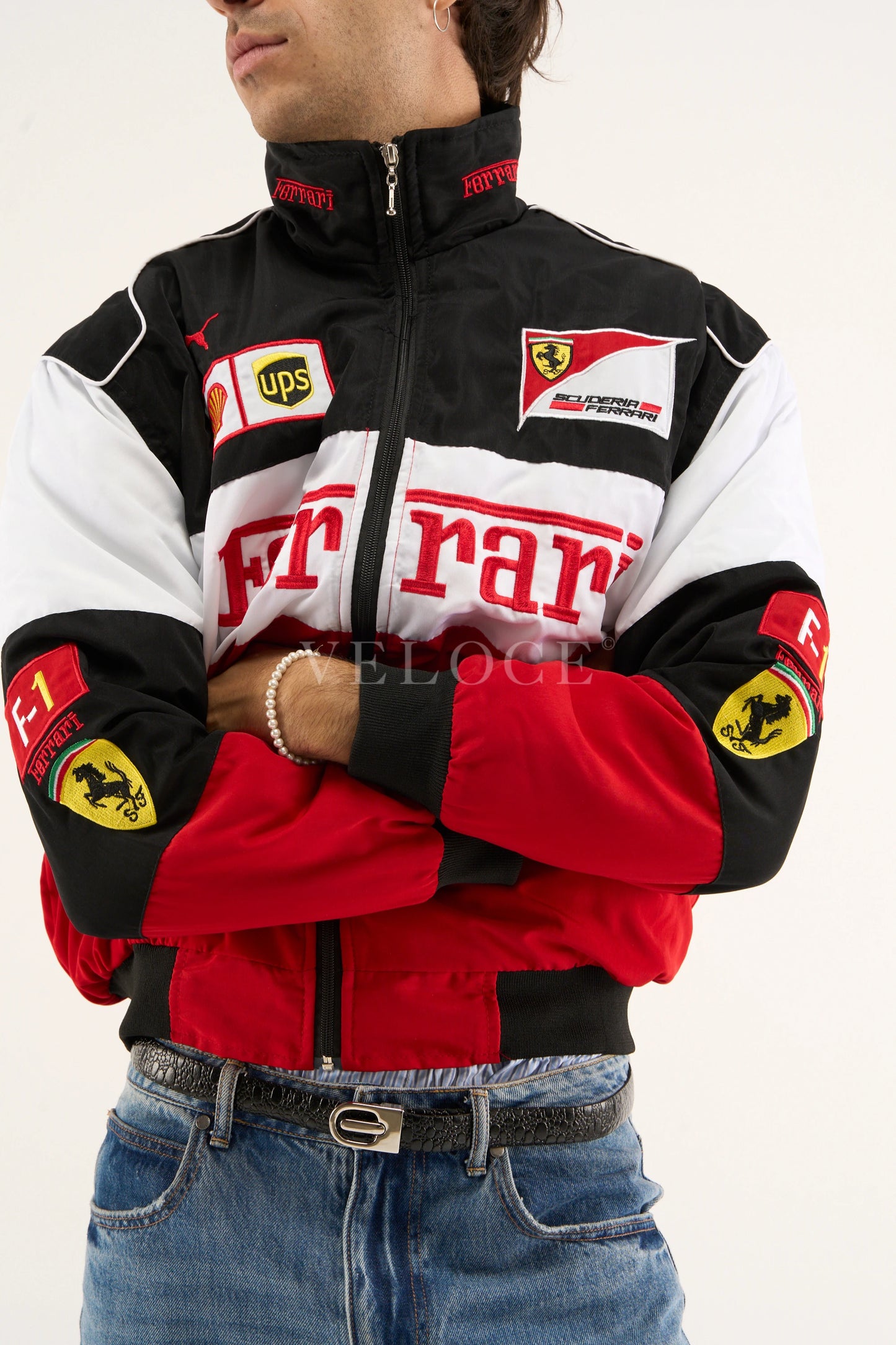 F*RRARI F1 Vintage Racing Jacket - Classic Edition