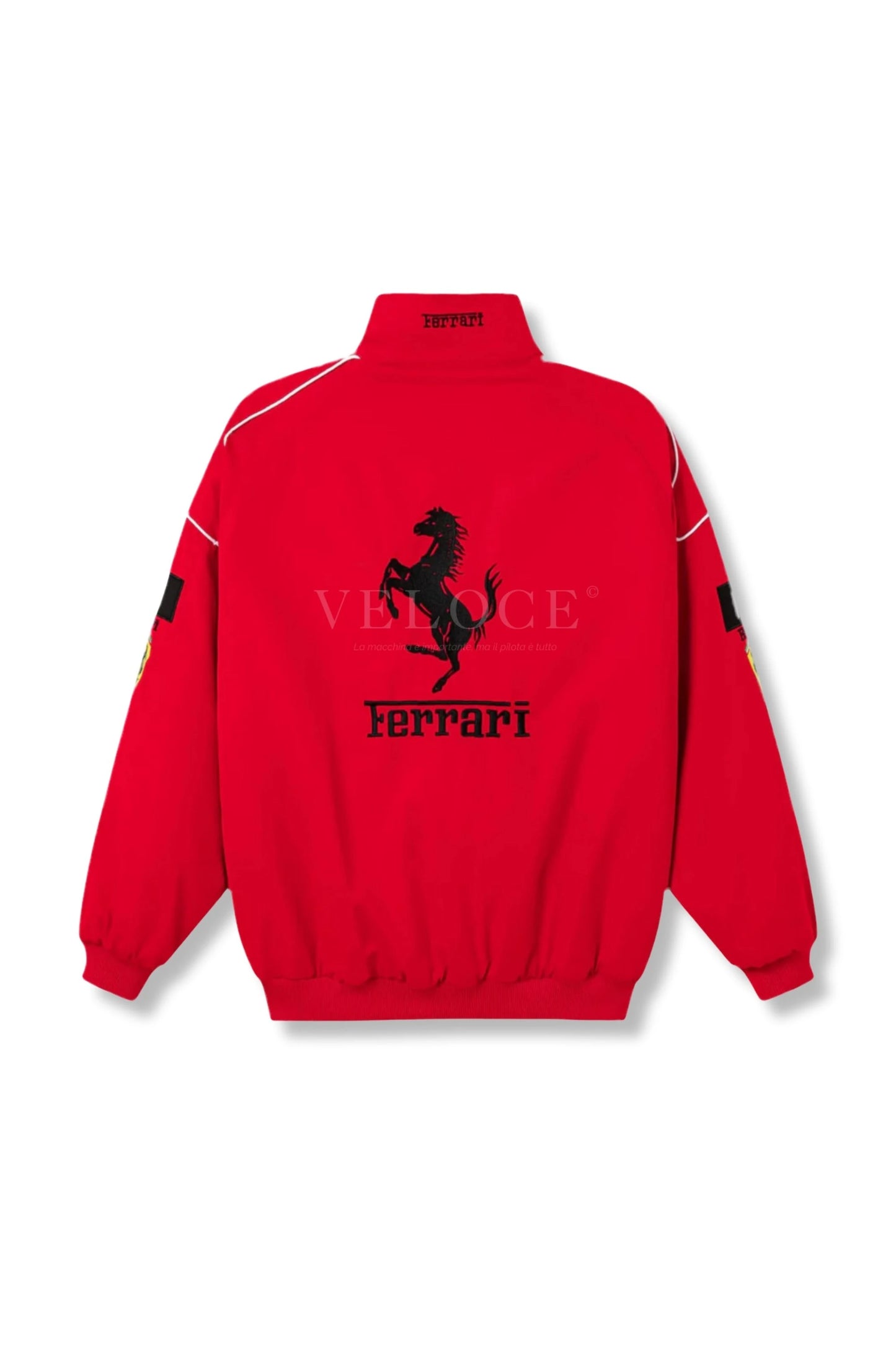 Ferrari F1 Vintage Racing Jacket - Red Edition - VELOCE