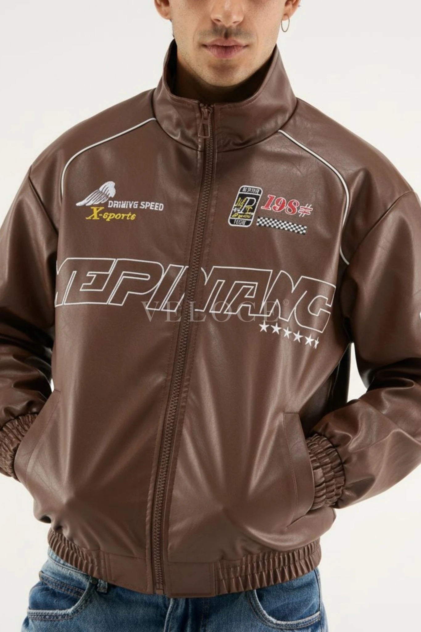 LAP 85 Brown Racing Jacket