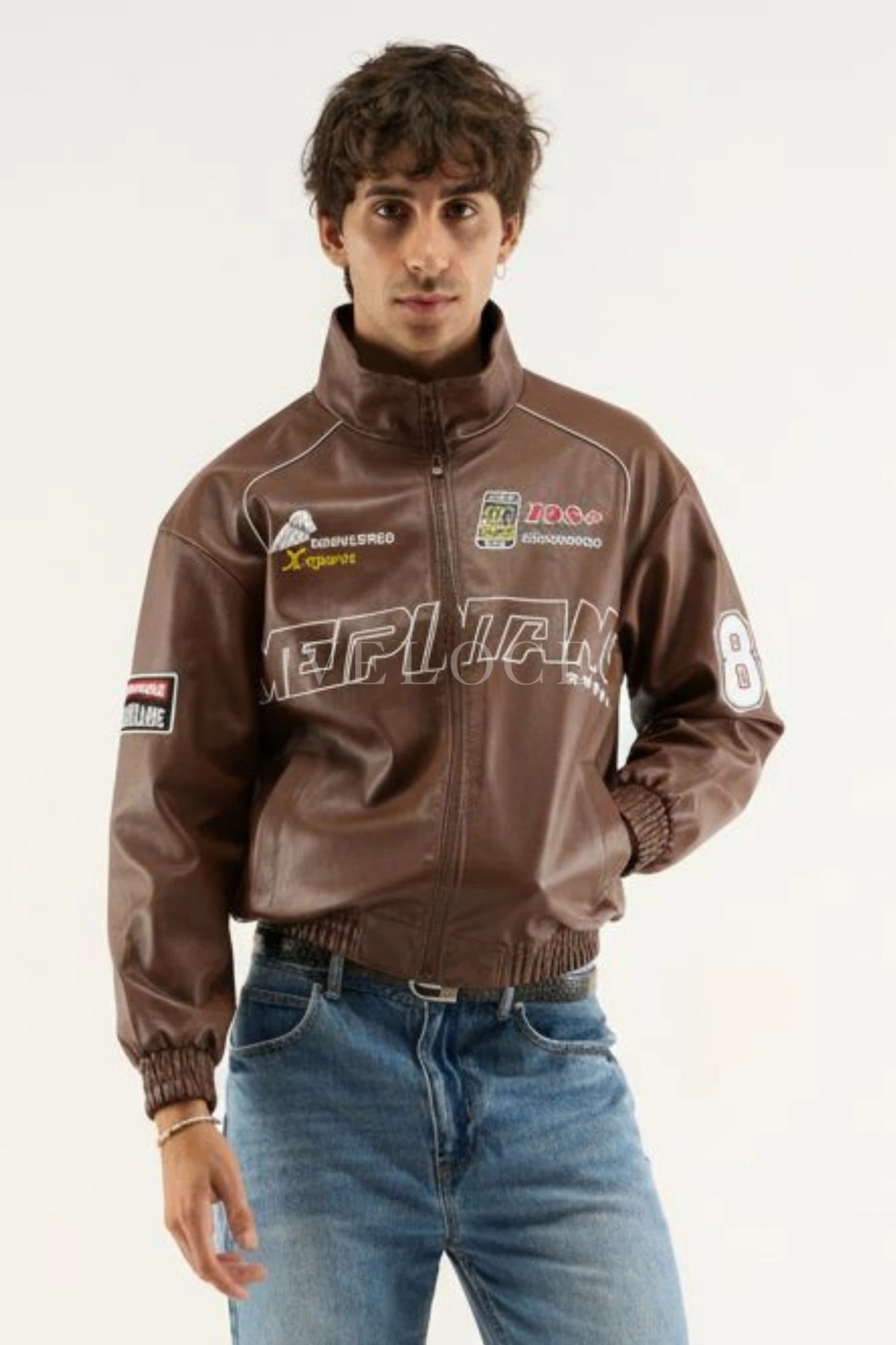 LAP 85 Brown Racing Jacket