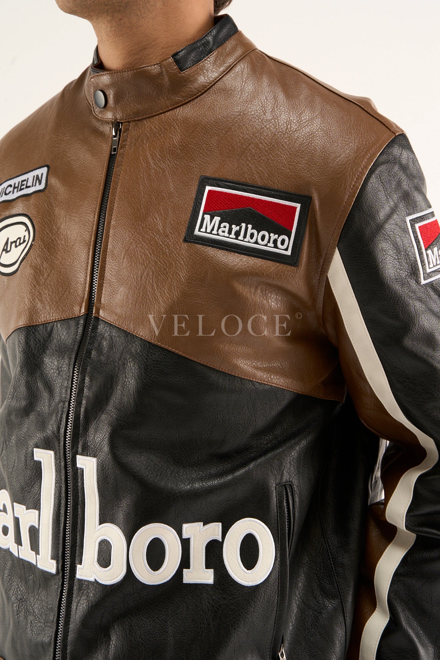 Marlboro Racing Leather Jacket - Retro Edition