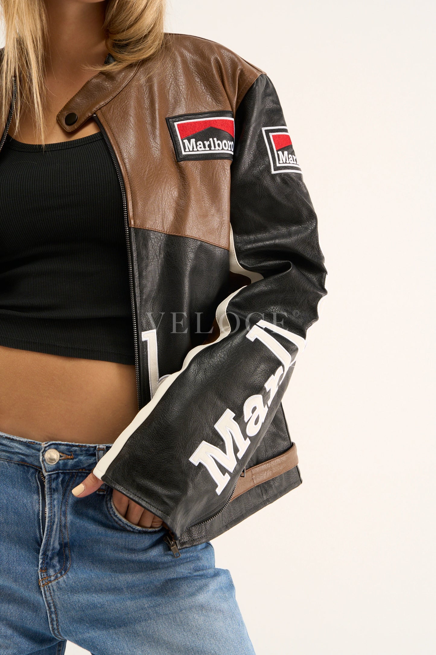 Marlboro Racing Leather Jacket - Retro Edition