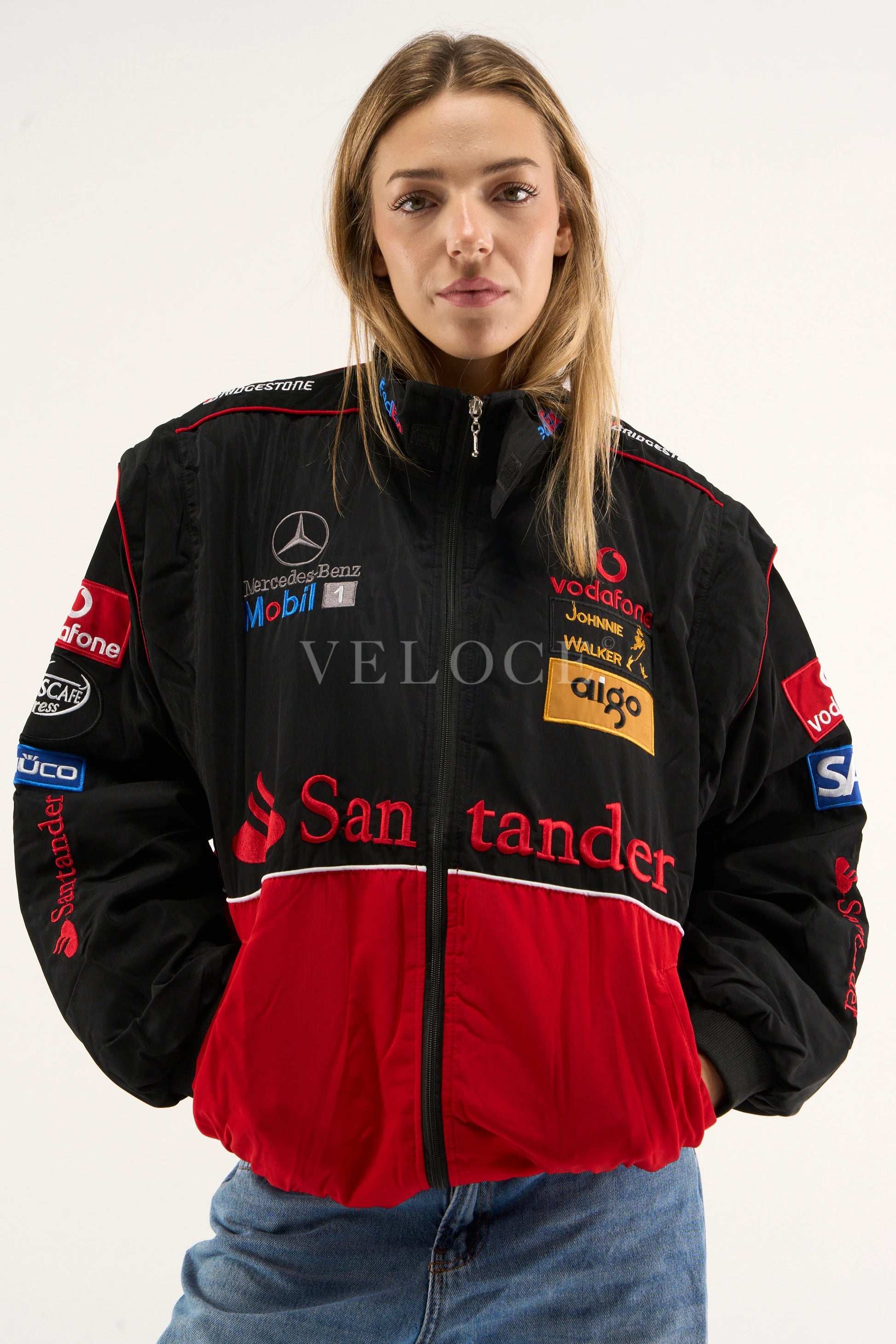 McLaren x Mercedes-Benz Vintage Jacket - Red Edition - VELOCE