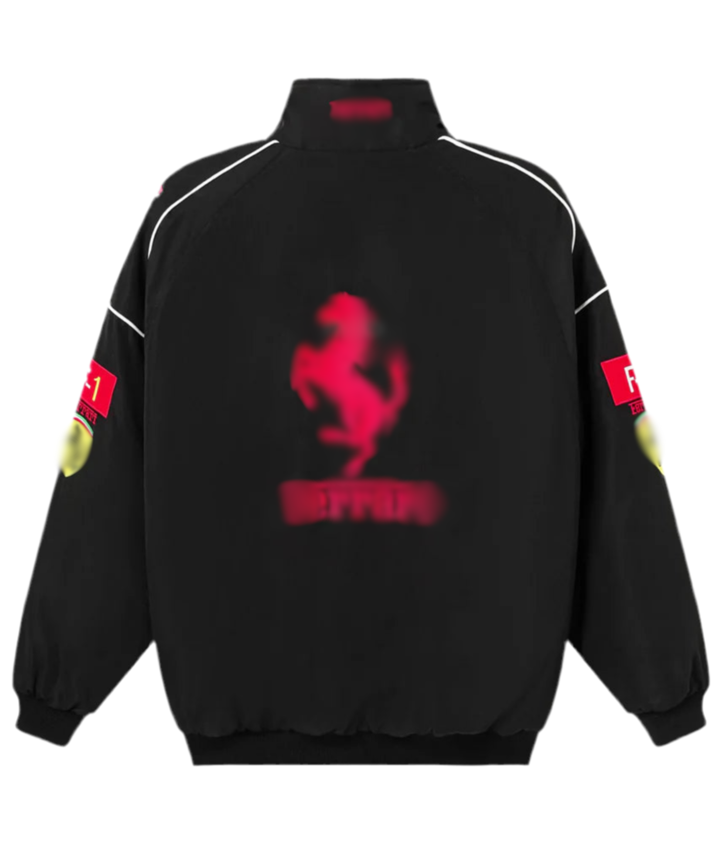 F*RRARI F1 Vintage Racing Jacket - Black Edition - VELOCE
