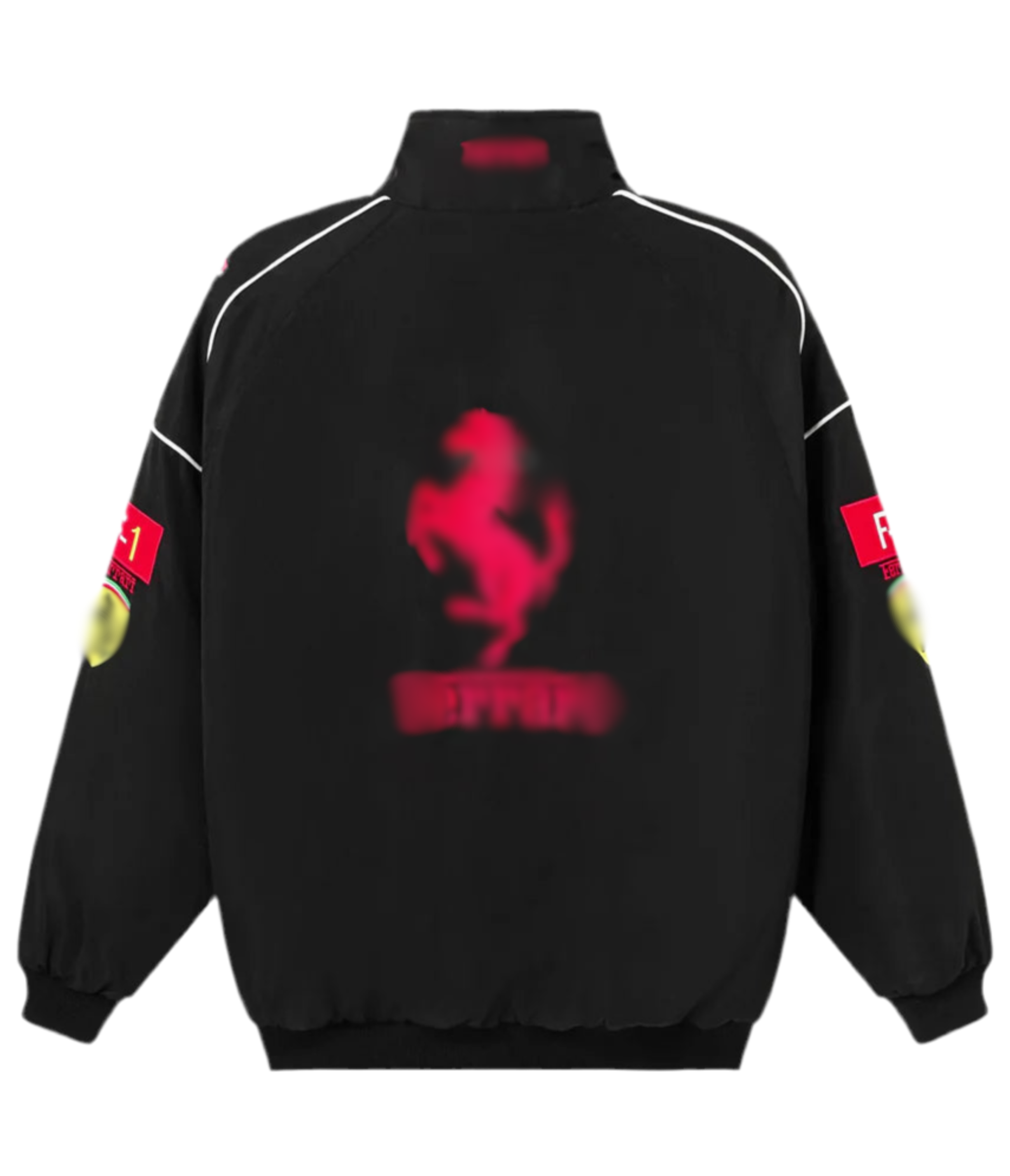 F*RRARI F1 Vintage Racing Jacket - Black Edition - VELOCE