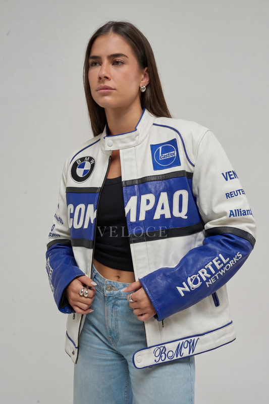 BMW Compaq Vintage Leather Jacket