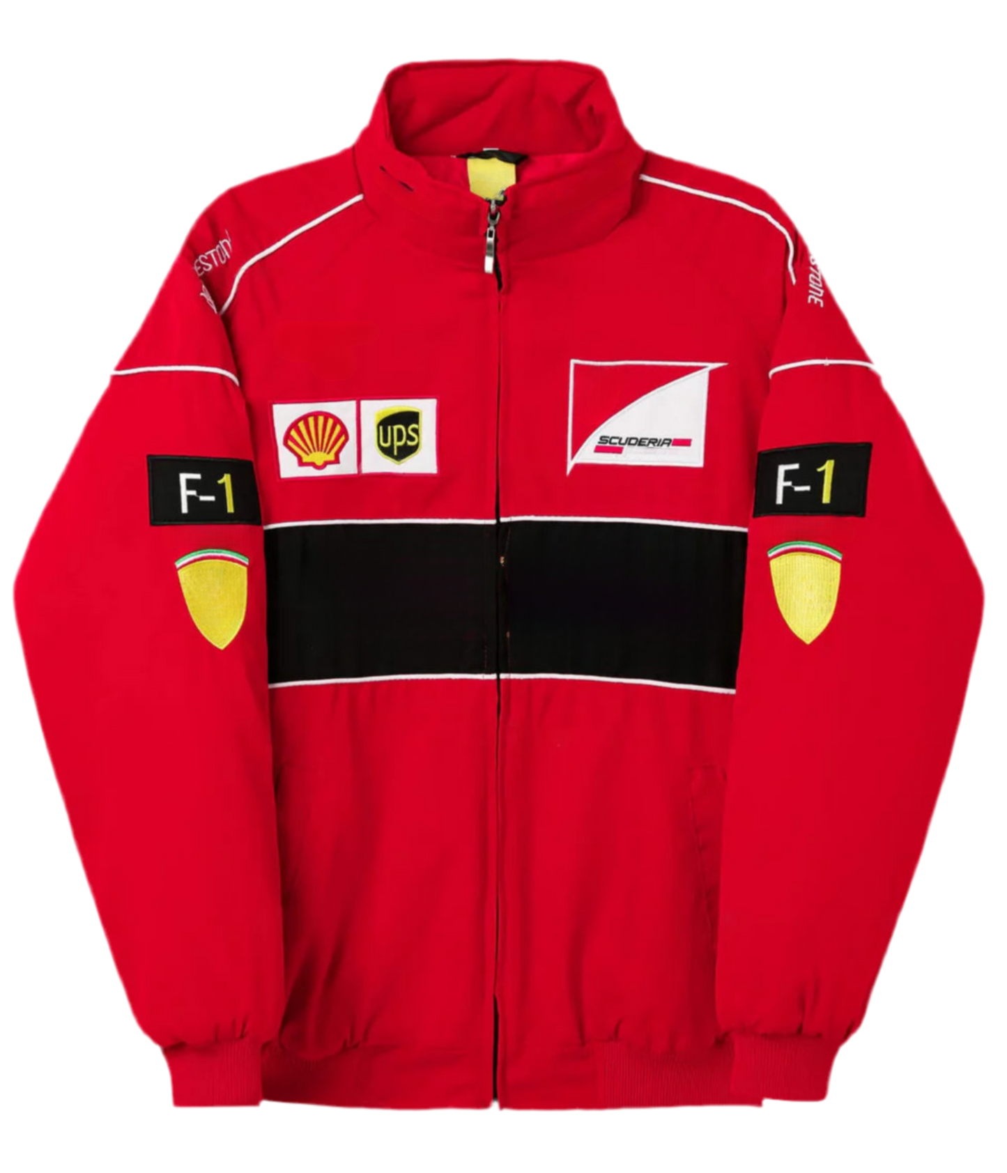 F1 Vintage Racing Jacket - Red Edition - VELOCE