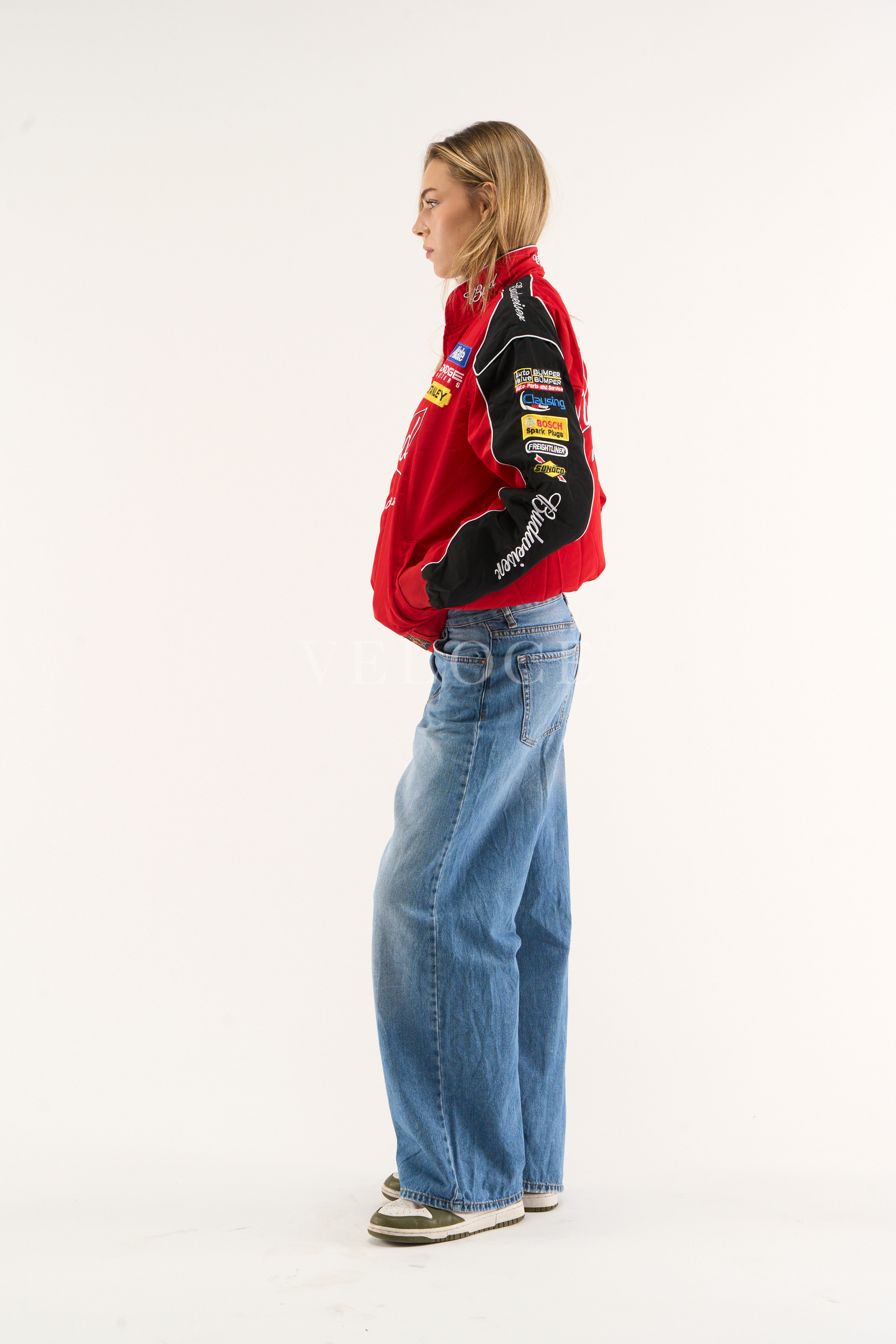 Budweiser Racing Vintage Jacket - NASCAR Red Edition - VELOCE