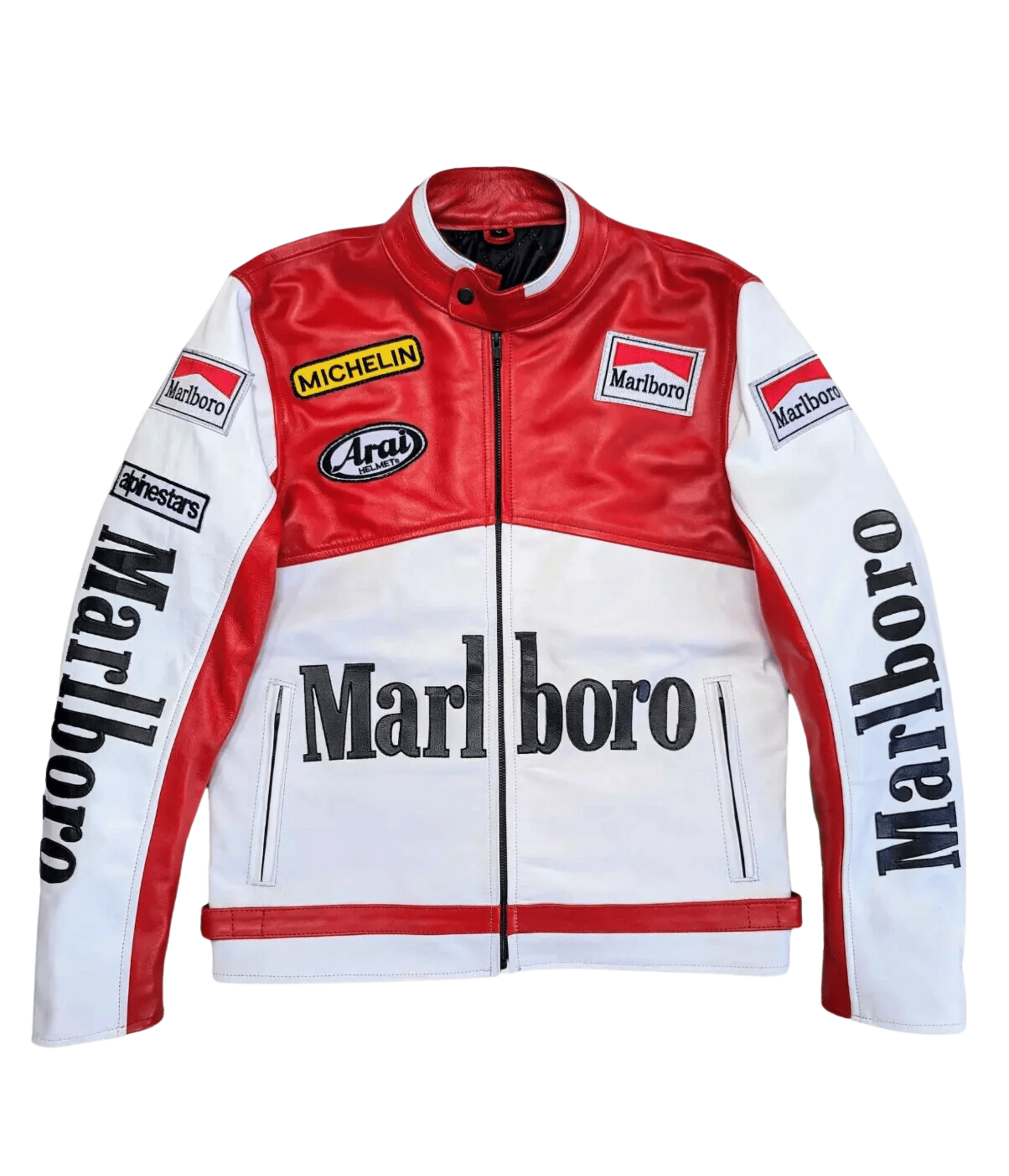 Chaqueta de Cuero Marlboro Racing - VELOCE