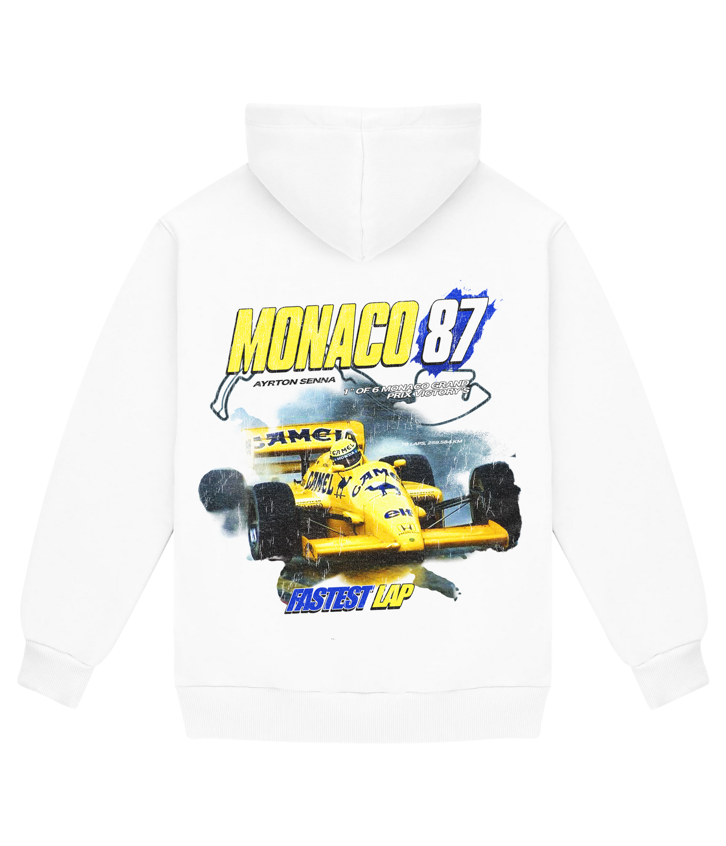 Sudadera Ayrton Senna 'Monaco 87' - VELOCE