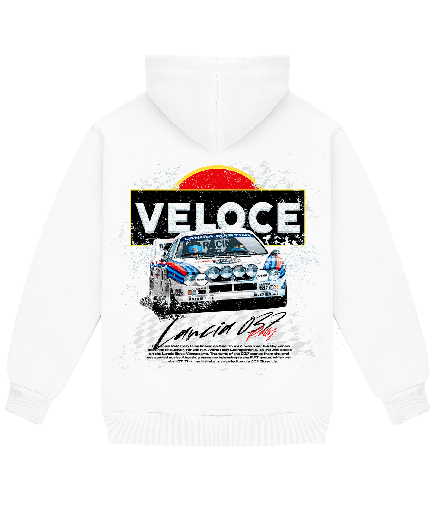 Sudadera 'Lancia 037' Rally Martini - VELOCE