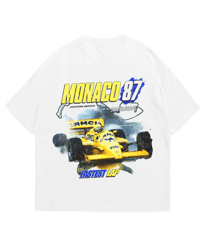 Camiseta Ayrton Senna 'Monaco 87' - VELOCE