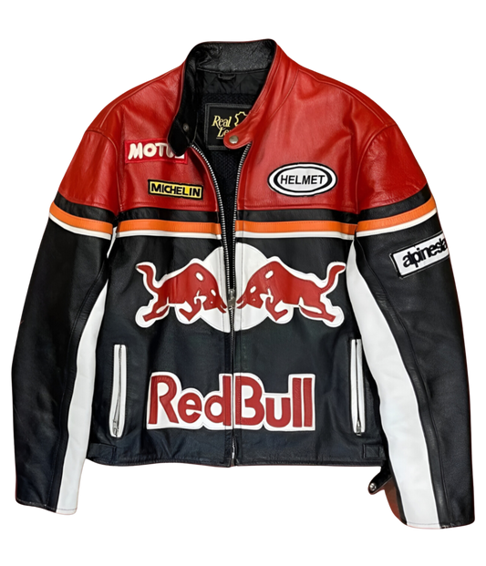 Chaqueta de Cuero Red Bull Racing - VELOCE