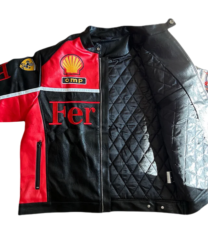 Ferrari F1 Leather Jacket - Olympus Edition - VELOCE