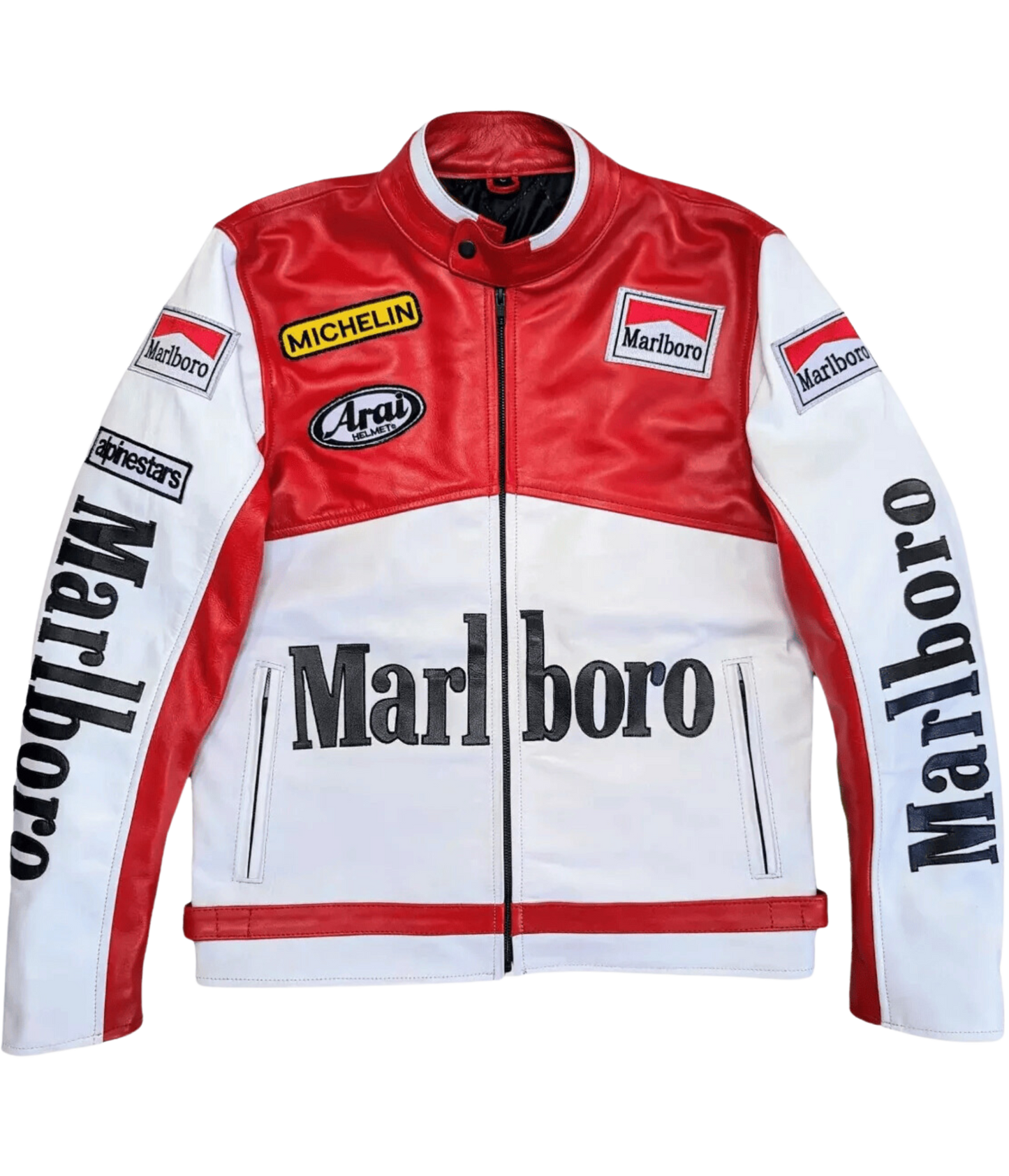 Chaqueta de Cuero Marlboro Racing - VELOCE