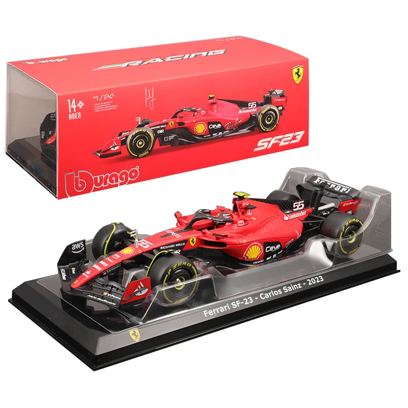 Carlos Sainz Scuderia Ferrari F1 Modelo a Escala 1:24 - VELOCE