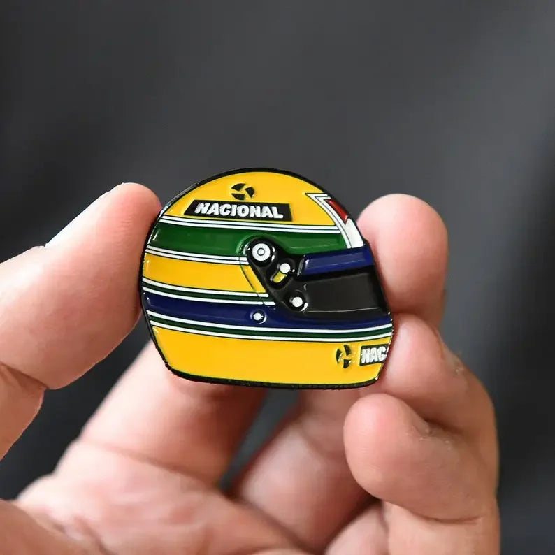 Pin Casco Aryton Senna - VELOCE