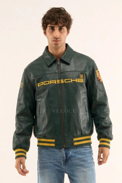 Aime Leon Dore x Porsche 993 Turbo Leather Jacket