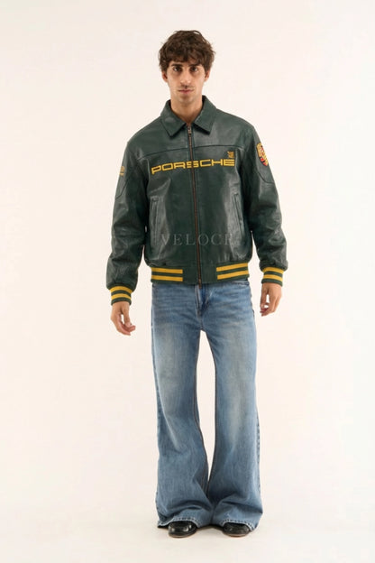 Aime Leon Dore x Porsche 993 Turbo Leather Jacket