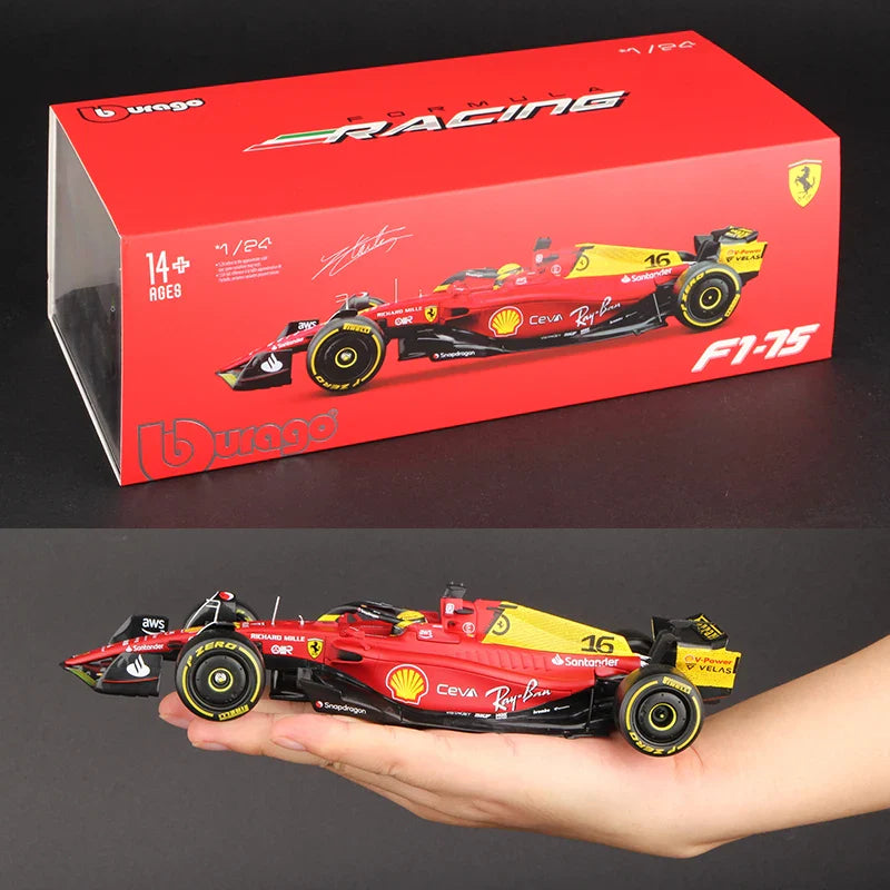 Charles Leclerc Scuderia Ferrari F1-75 Monza Edition Modelo a Escala 1:24 - VELOCE