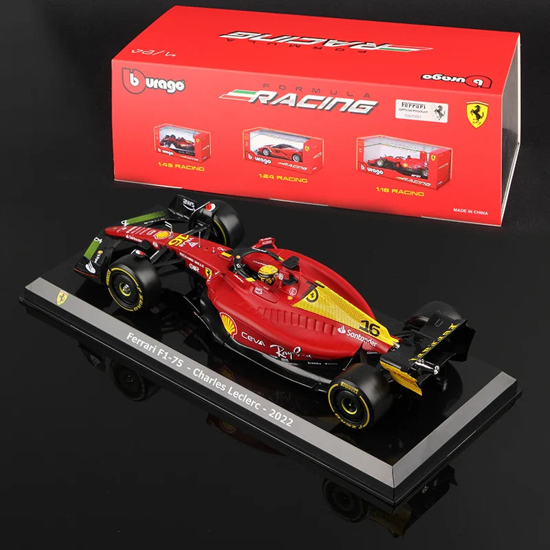 Charles Leclerc Scuderia Ferrari F1-75 Monza Edition Modelo a Escala 1:24 - VELOCE