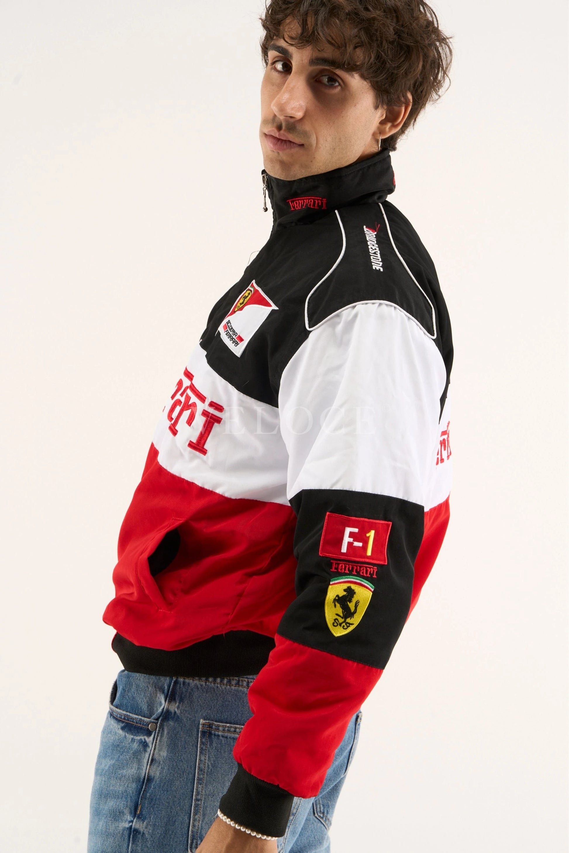 F*RRARI F1 Vintage Racing Jacket - Classic Edition - VELOCE