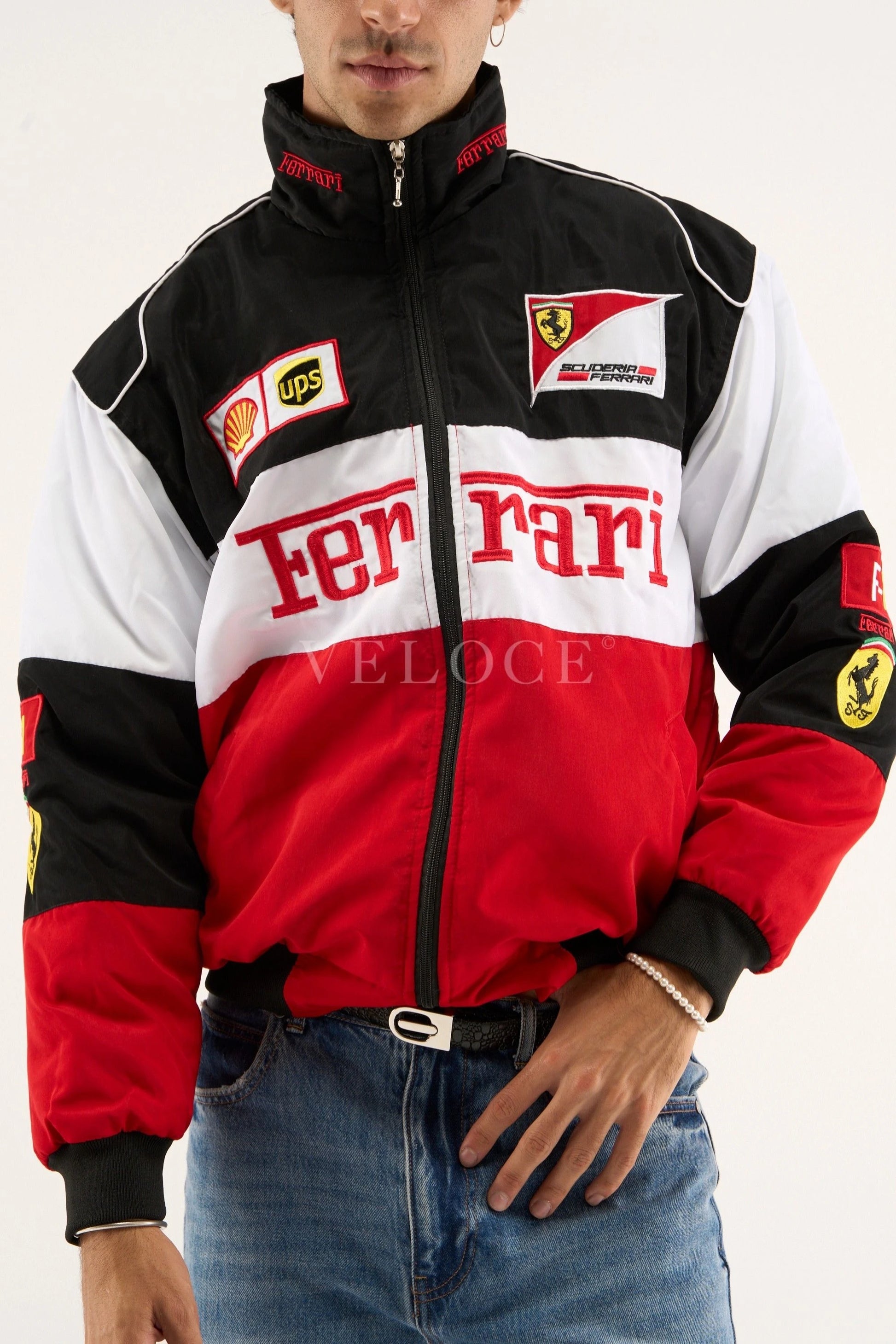 F*RRARI F1 Vintage Racing Jacket - Classic Edition - VELOCE