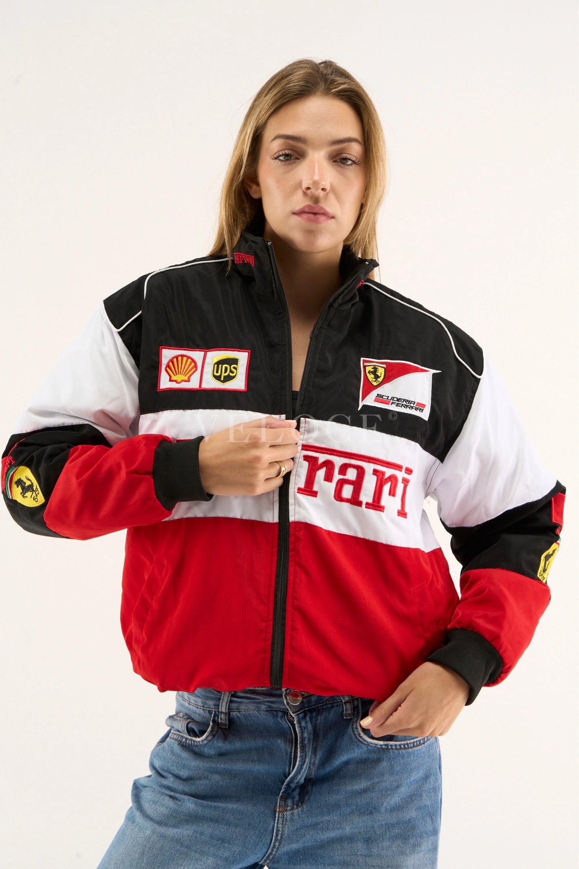 F*RRARI F1 Vintage Racing Jacket - Classic Edition - VELOCE
