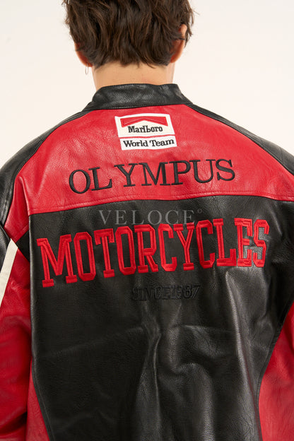 F*RRARI F1 Leather Jacket - Olympus Edition