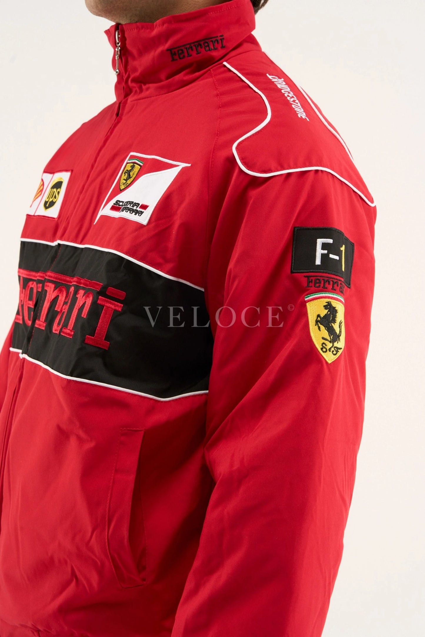 Ferrari F1 Vintage Racing Jacket - Red Edition - VELOCE