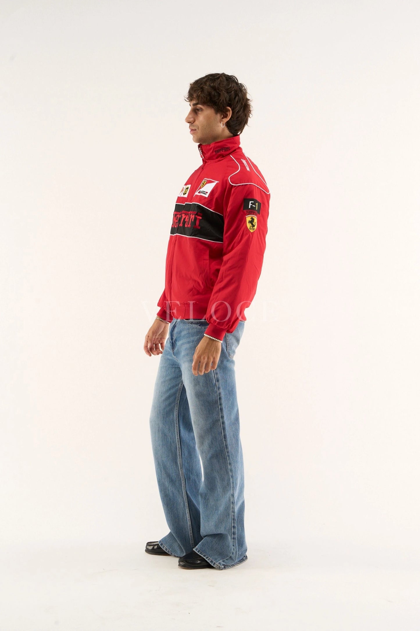 Ferrari F1 Vintage Racing Jacket - Red Edition - VELOCE