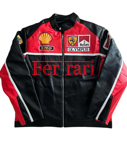 Ferrari F1 Leather Jacket - Olympus Edition - VELOCE
