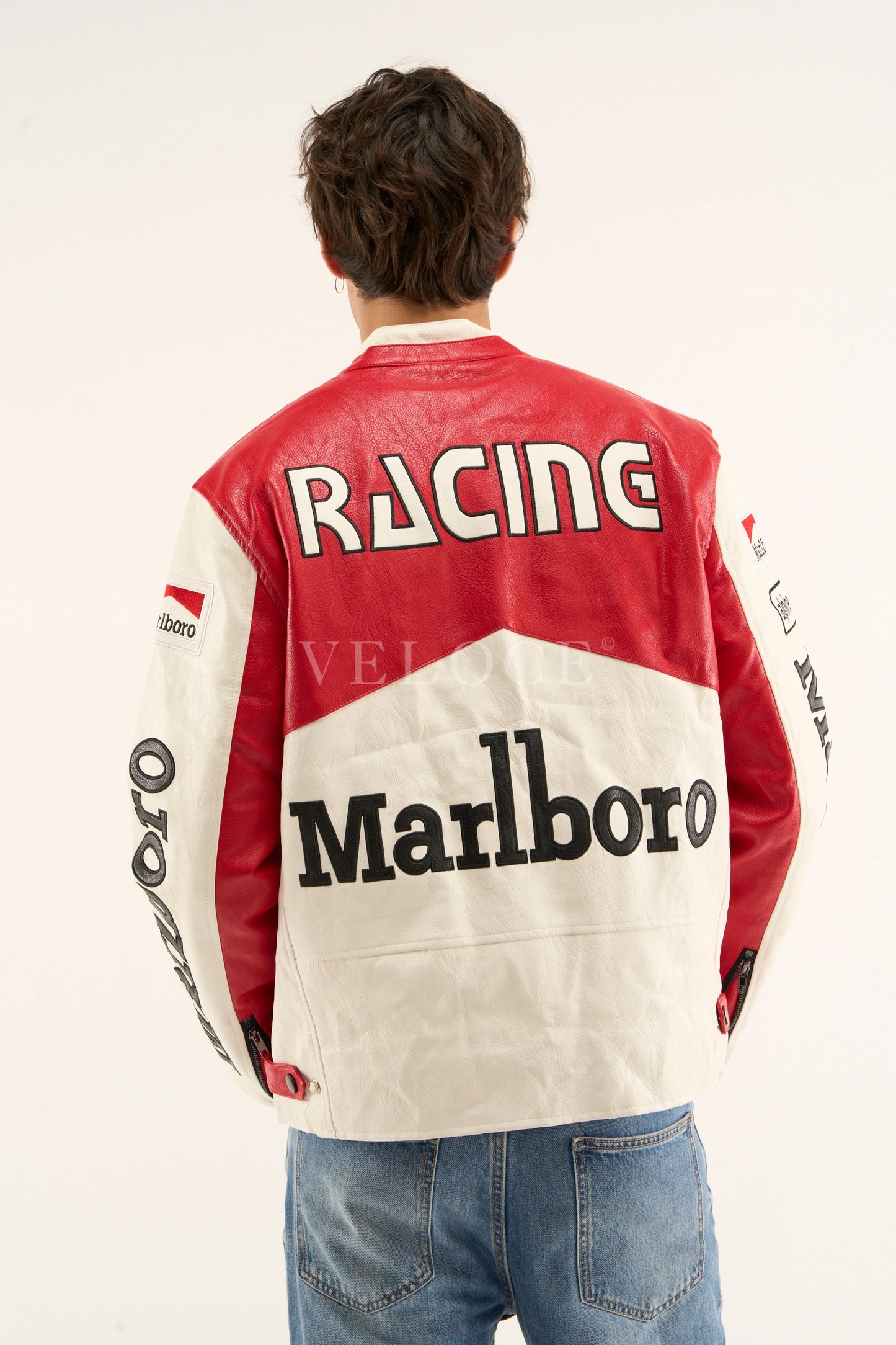 Marlboro Racing Leather Jacket - Classic Edition - VELOCE