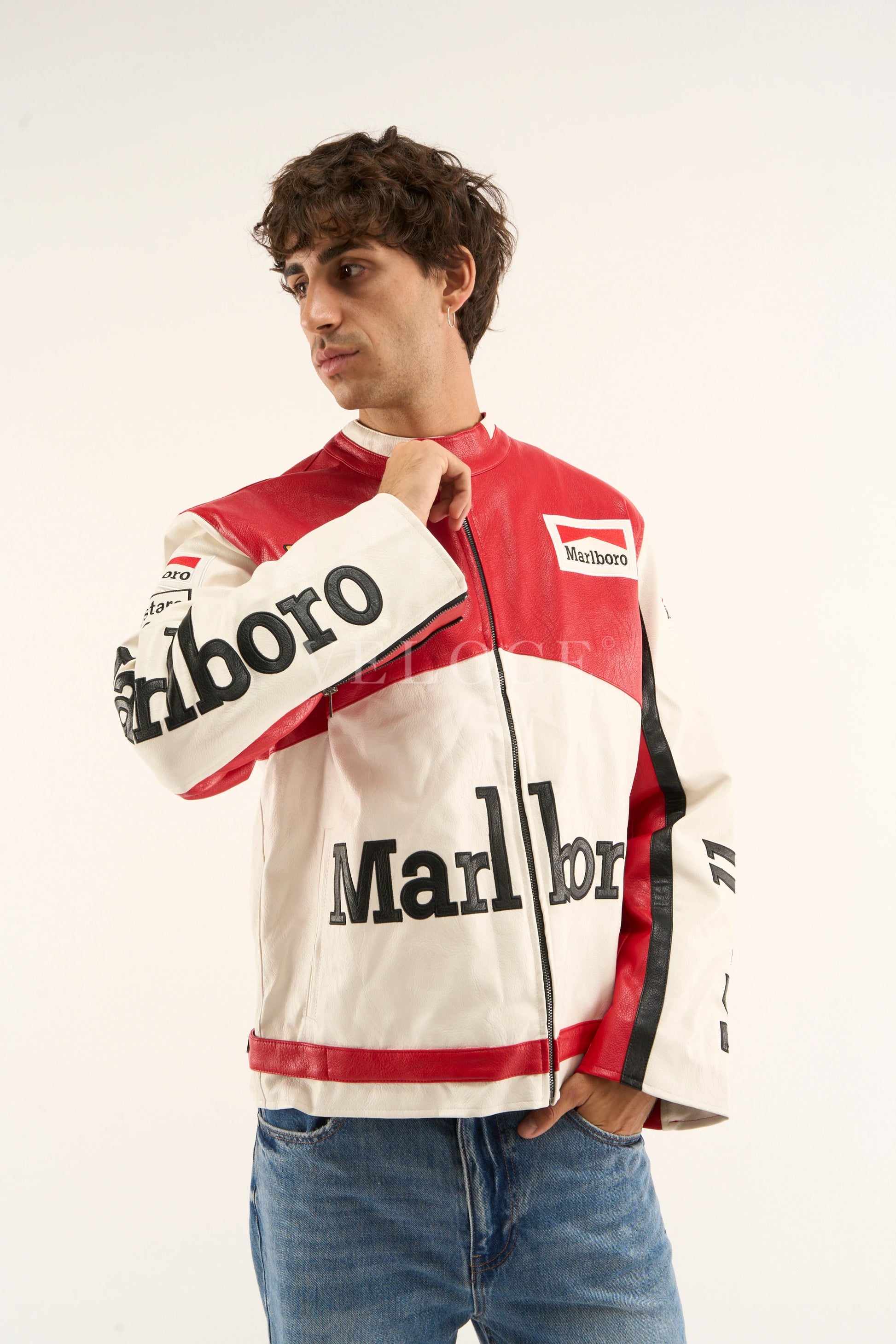Marlboro Racing Leather Jacket - Classic Edition - VELOCE