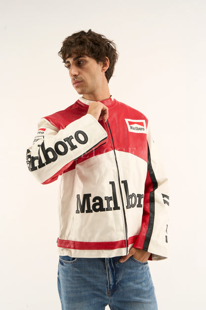 Marlboro Racing Leather Jacket - Classic Edition - VELOCE