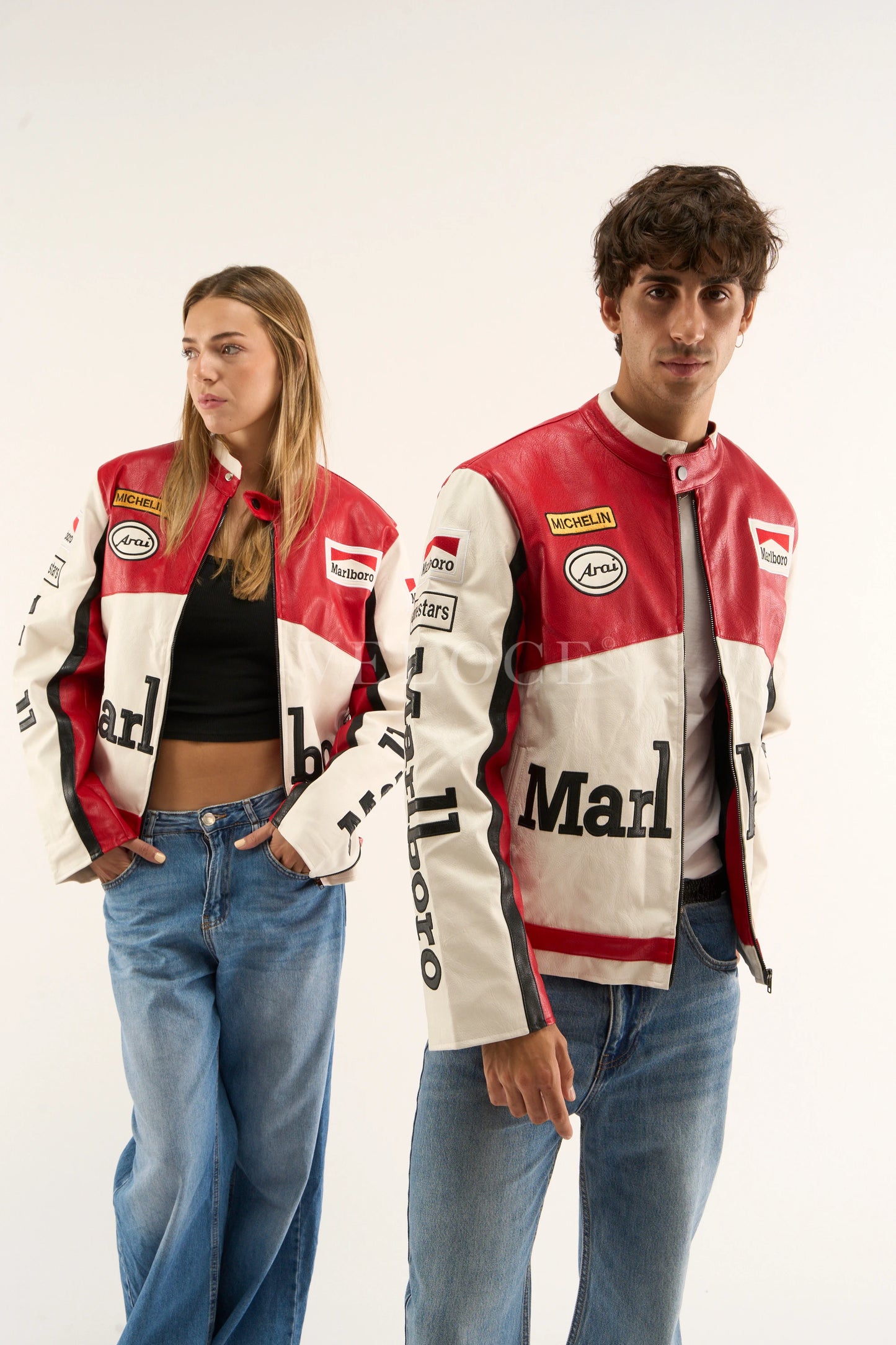 Marlboro Racing Leather Jacket - Classic Edition - VELOCE