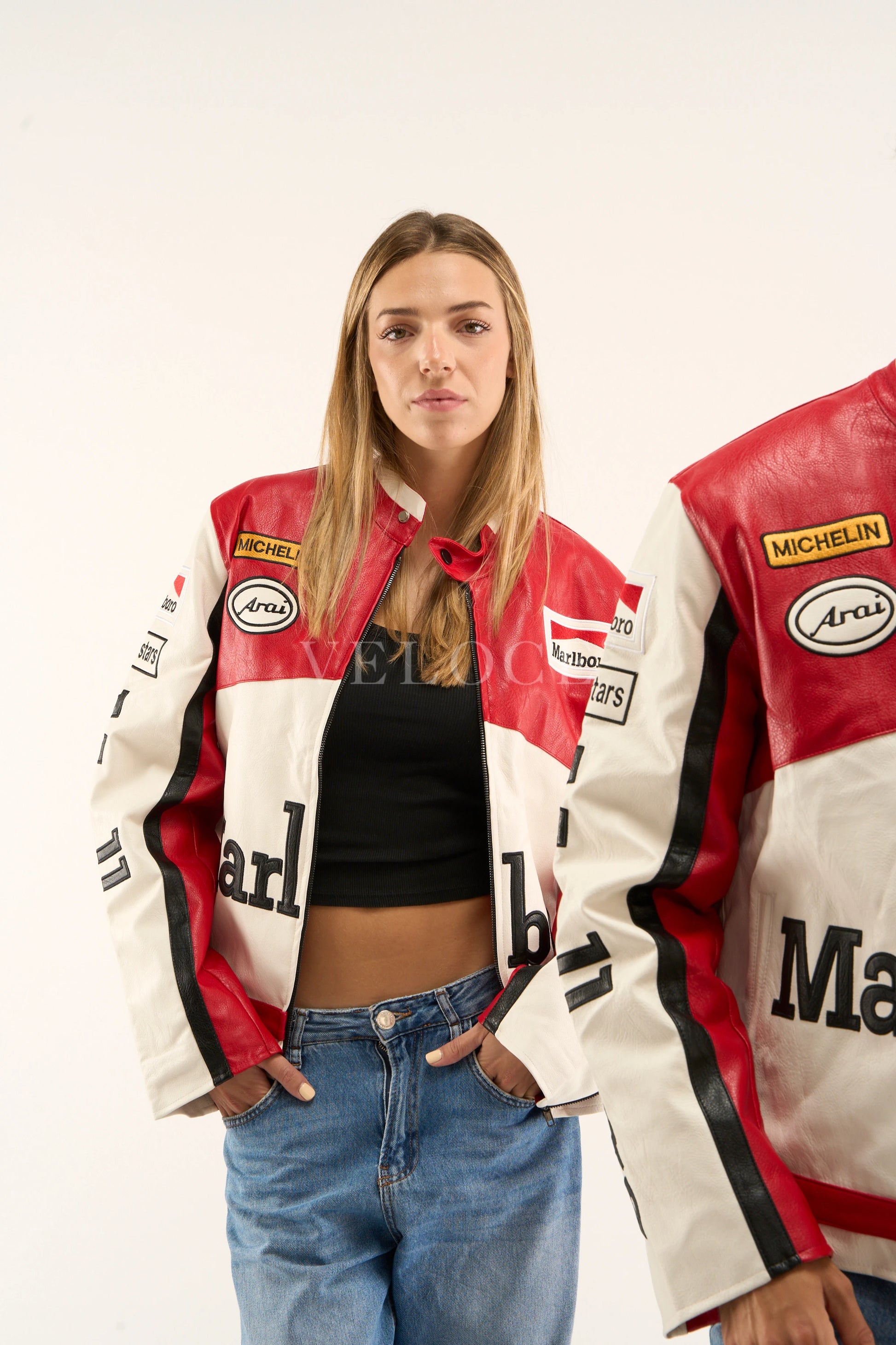 Marlboro Racing Leather Jacket - Classic Edition - VELOCE