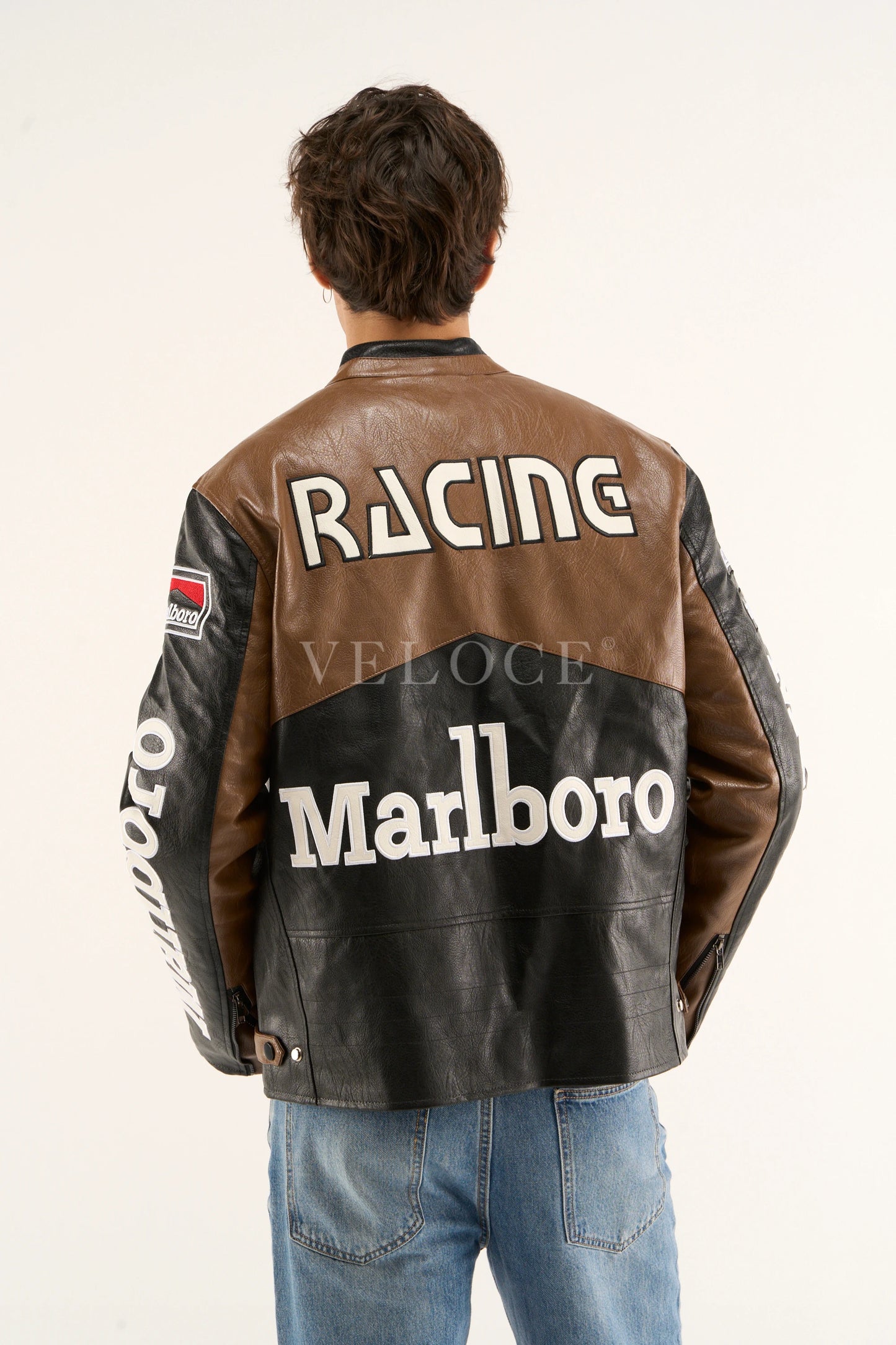 Marlboro Racing Leather Jacket - Retro Edition