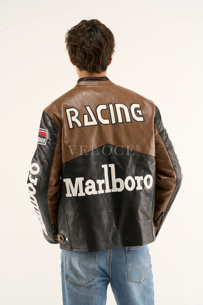 Marlboro Racing Leather Jacket - Retro Edition