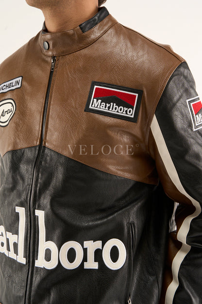 Marlboro Racing Leather Jacket - Retro Edition