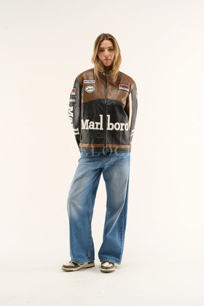 Marlboro Racing Leather Jacket - Retro Edition