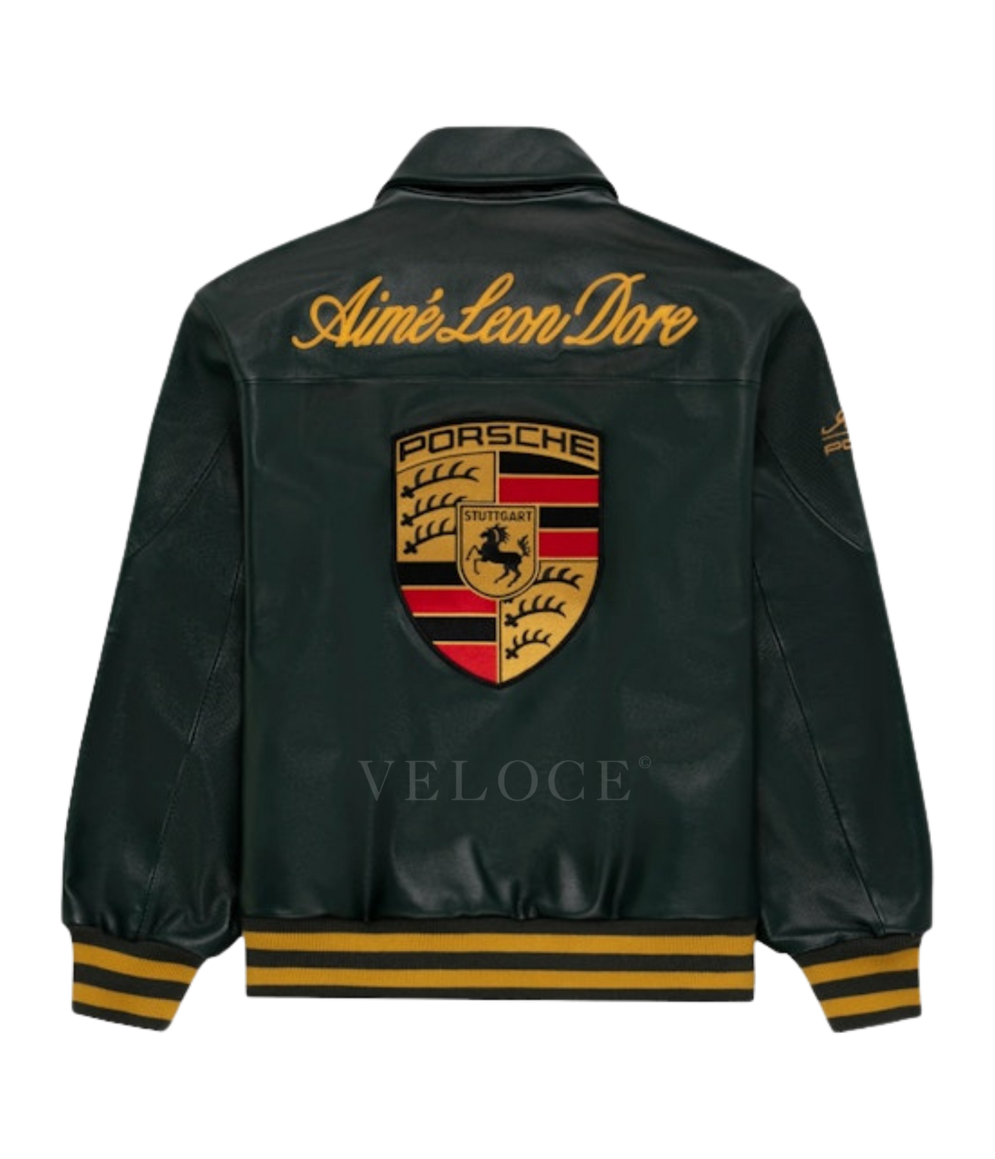 Aime Leon Dore x Porsche 993 Turbo Leather Jacket