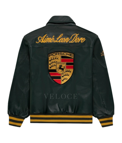 Aime Leon Dore x Porsche 993 Turbo Leather Jacket