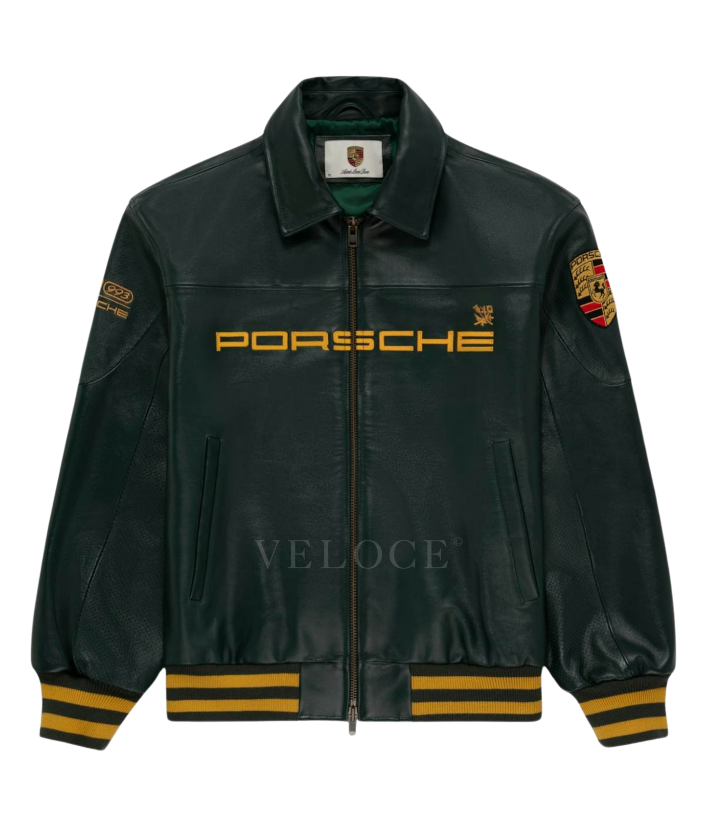 Aime Leon Dore x Porsche 993 Turbo Leather Jacket